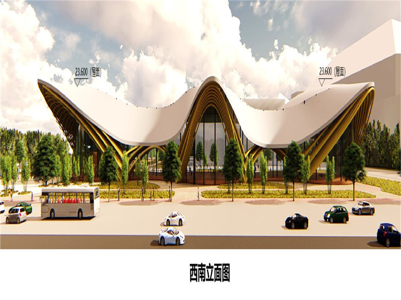 喜賀簽約！我司攜手四川綠建西宜共筑宜賓竹產品交易中心幕墻新風標